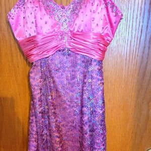 Party Time Prom Dress Pink size 6 small